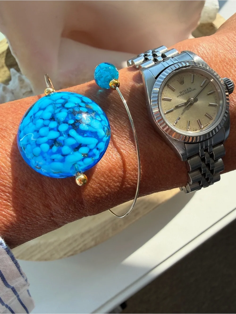🇮🇹 Morano Glass Wire Bracelet